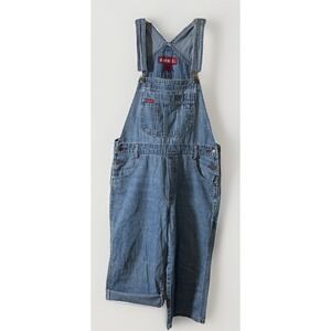 Zana-Di Y2K Retro Denim Carpenter Overall Shorts Men's Size Medium Vintage